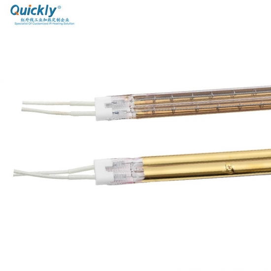 gold coating short wave heater lamps
