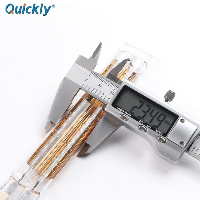 Gold Reflector Twin Tube Infrared Quartz Heaters Heidelberg Replacement IR Lamps for Speedmaster 74 Printing Press