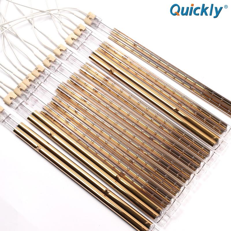 Replaceable Oven Infrared Heating Elements Halogen Quartz IR Paint Curing Lamp for Plastic/MDF/Leather/Metal Coating Drying