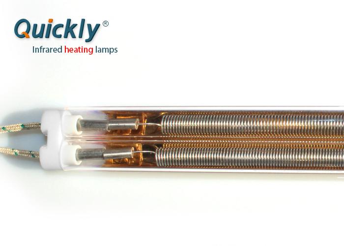 Gold Reflector IR Heater Element Quartz Electric Infrared Heating Lamp Tube for Plastics Thermoforming/Vacuum Forming